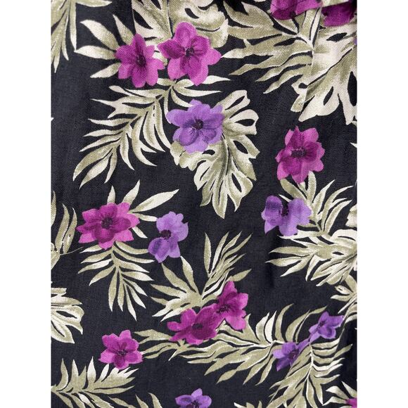 Reformation Off-The-Shoulder Nashville‎ Linen Dress in Lanai Tropical Size Small - Picture 6 of 9